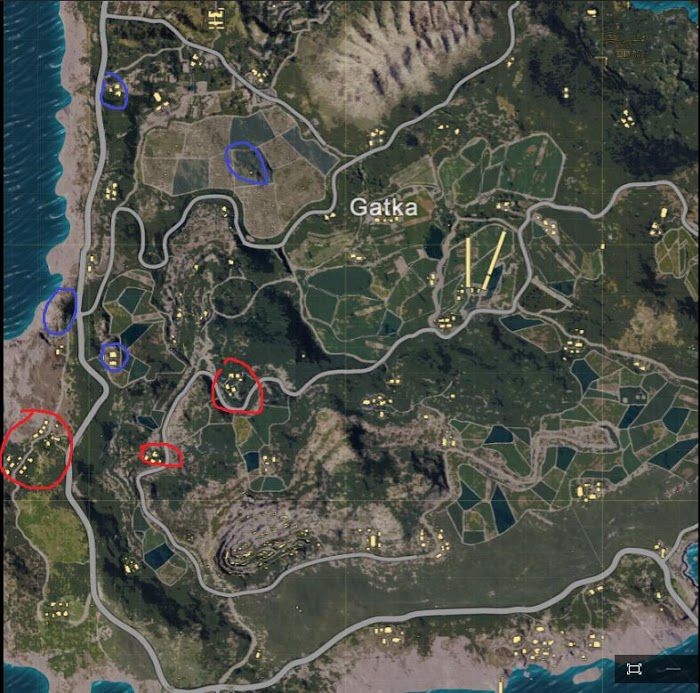 絕地求生 (Playerunknown's Battlegrounds) S城、L城、P港打法圖文教學