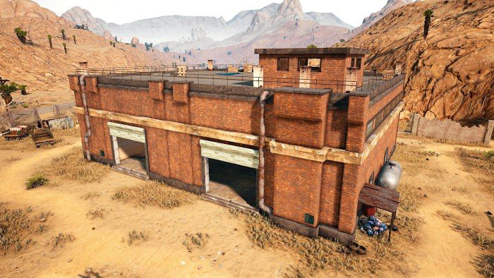 絕地求生 (Playerunknown's Battlegrounds) 沙漠地圖跳傘選點方法