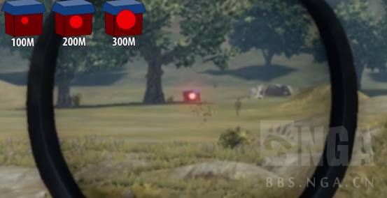絕地求生 (Playerunknown's Battlegrounds) 判斷空投距離方法