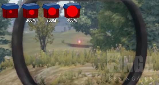 絕地求生 (Playerunknown's Battlegrounds) 判斷空投距離方法