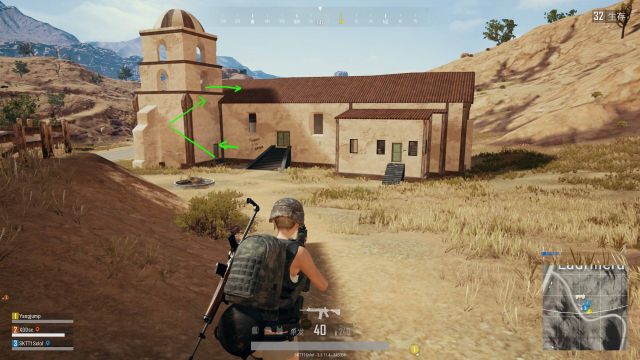 絕地求生 (Playerunknown's Battlegrounds) 沙漠地圖搜索點與跳傘位置推薦
