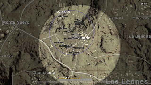 絕地求生 (Playerunknown's Battlegrounds) 沙漠地圖搜索點與跳傘位置推薦