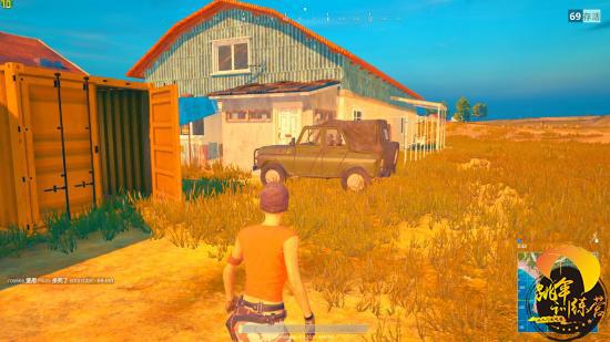 絕地求生 (Playerunknown's Battlegrounds) 跳房頂攻房動態圖教學