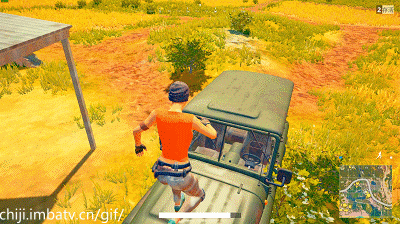絕地求生 (Playerunknown's Battlegrounds) 跳房頂攻房動態圖教學