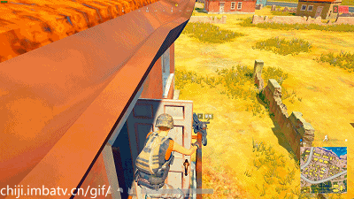 絕地求生 (Playerunknown's Battlegrounds) 跳房頂攻房動態圖教學