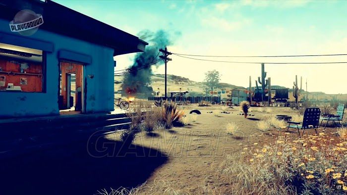絕地求生 (Playerunknown's Battlegrounds) 沙漠地圖實裝場景截圖介紹