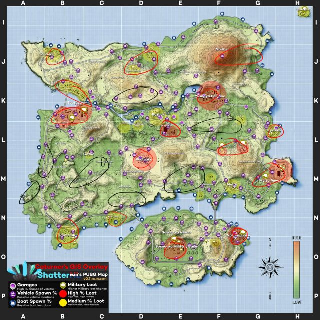 絕地求生 (Playerunknown's Battlegrounds) 降落點與槍械選擇、搜物資與決賽圈打法