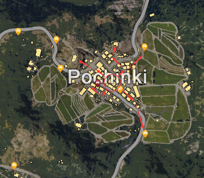 絕地求生 (Playerunknown's Battlegrounds) 四排開局降落點選擇與物資點推薦