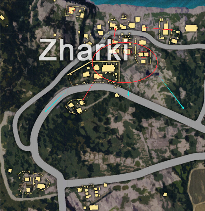 絕地求生 (Playerunknown's Battlegrounds) 四排開局降落點選擇與物資點推薦