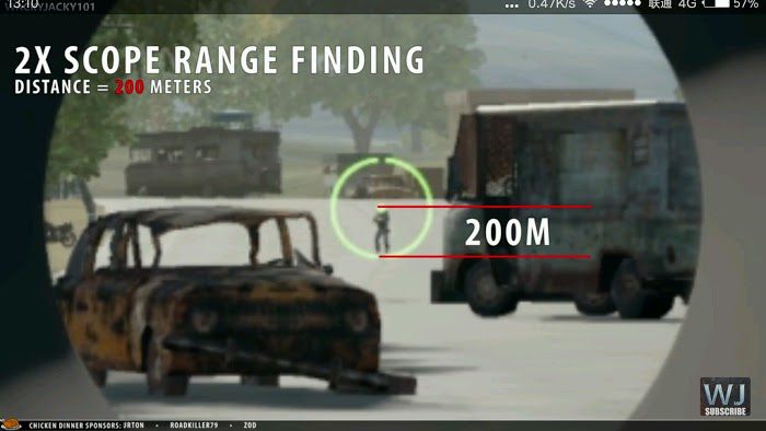 絕地求生 (Playerunknown's Battlegrounds) 倍鏡與武器瞄準點詳解