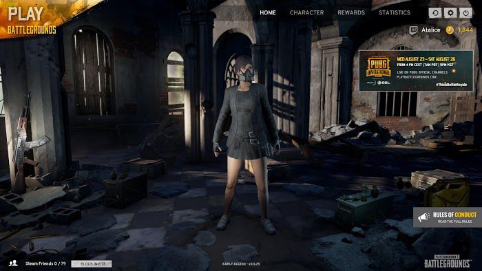 絕地求生 Playerunknown's Battlegrounds 黑裙子服裝搭配方法