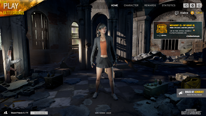 絕地求生 Playerunknown's Battlegrounds 黑裙子服裝搭配方法