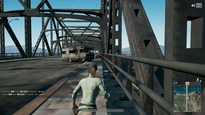 絕地求生 Playerunknown's Battlegrounds 大橋高架陰人圖文教學