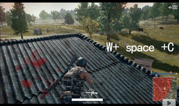 絕地求生 Playerunknown's Battlegrounds 跳窗、跳房頂各類操作技巧詳解