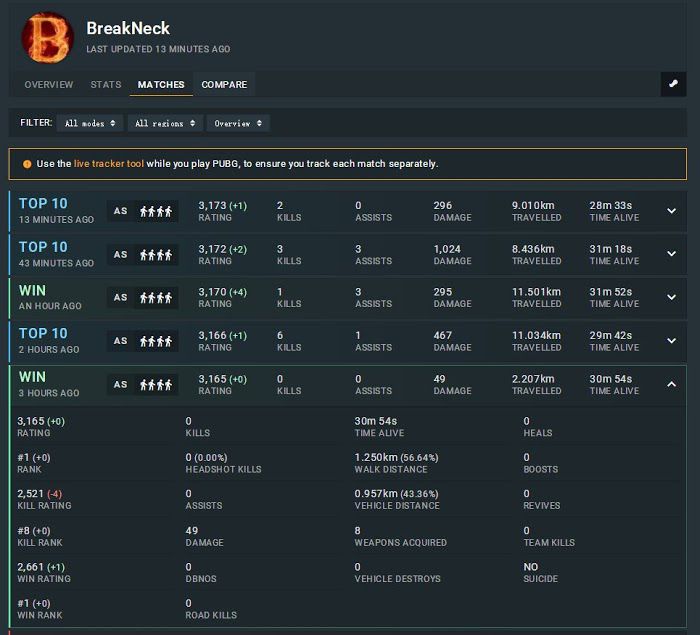絕地求生 Playerunknown's Battlegrounds 戰績查詢圖文教學