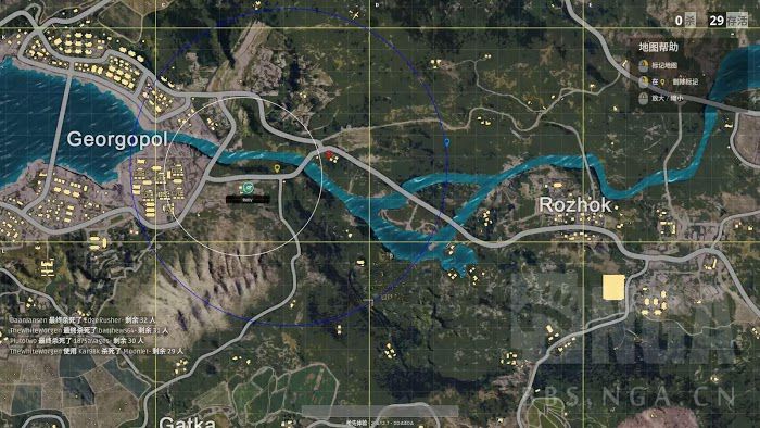 絕地求生 Playerunknown's Battlegrounds 6.28更新後四排跑毒與屠邊攻略