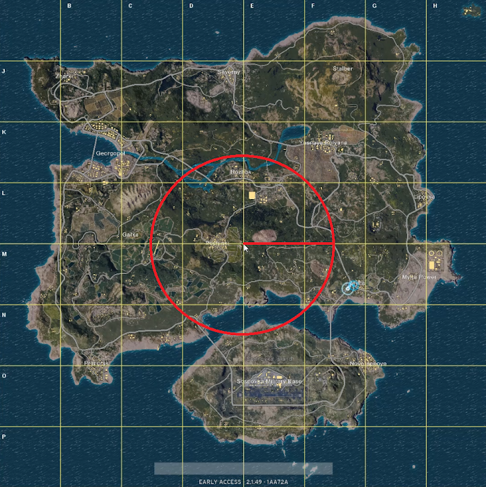 絕地求生 Playerunknown's Battlegrounds 跳傘位置推薦與分析