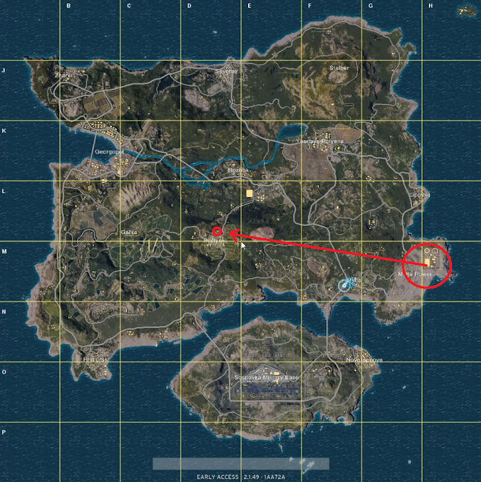 絕地求生 Playerunknown's Battlegrounds 跳傘位置推薦與分析