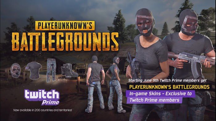 絕地求生 Playerunknown's Battlegrounds Twitch外觀領取教學