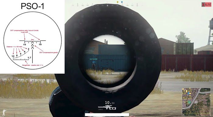 絕地求生 Playerunknown's Battlegrounds 四倍鏡用法圖文詳解