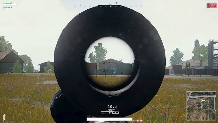 絕地求生 Playerunknown's Battlegrounds 四倍鏡用法圖文詳解