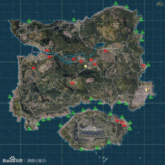 絕地求生 Playerunknown's Battlegrounds 降落點圖文推薦