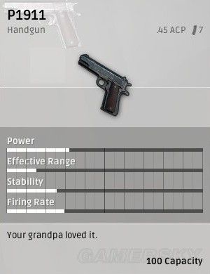 絕地求生 Playerunknown's Battlegrounds 全槍械初始資料圖鑑