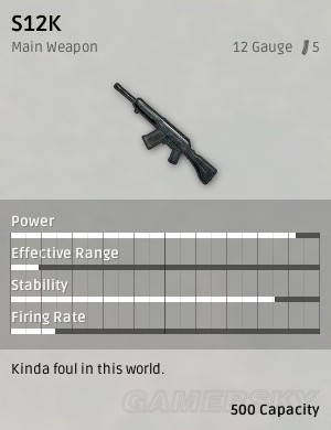 絕地求生 Playerunknown's Battlegrounds 全槍械初始資料圖鑑
