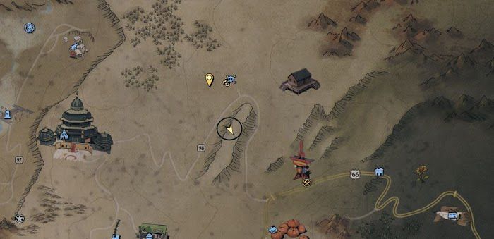 異塵餘生76 (Fallout 76) 隨機事件固定刷新地點