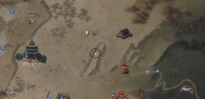 異塵餘生76 (Fallout 76) 設計圖刷新位置推薦