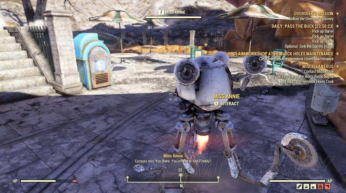 異塵餘生76 (Fallout 76) 10公厘衝鋒槍取得方法