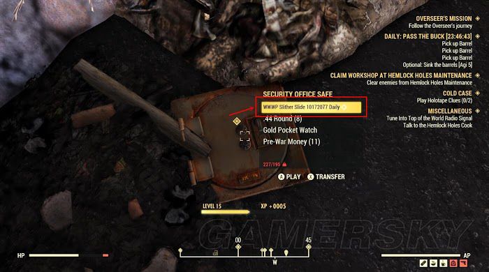 異塵餘生76 (Fallout 76) 10公厘衝鋒槍取得方法