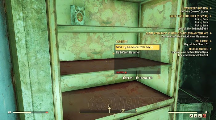 異塵餘生76 (Fallout 76) 10公厘衝鋒槍取得方法