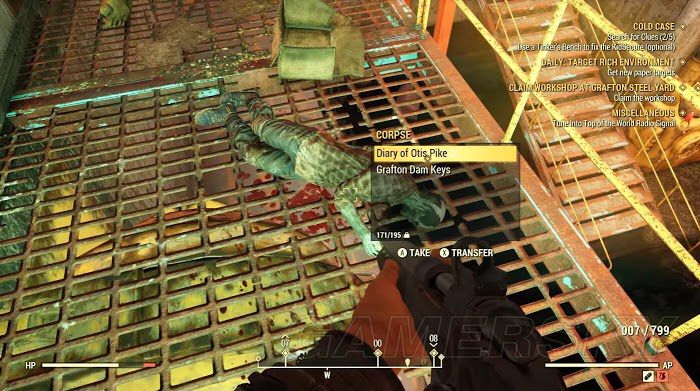 異塵餘生76 (Fallout 76) 10公厘衝鋒槍取得方法