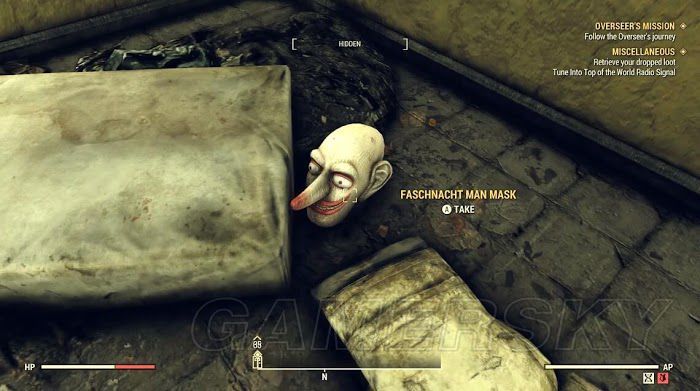 異塵餘生76 (Fallout 76) 狂歡節面具取得方法