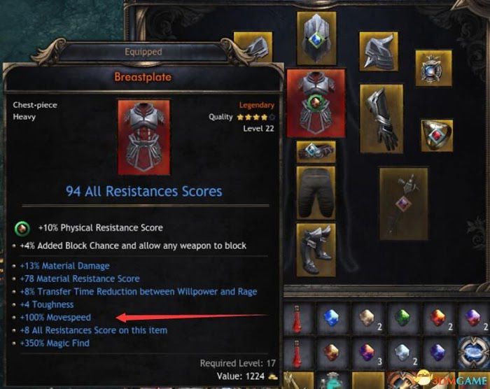 殘酷暗影 (Wolcen Lords of Mayhem) 已有裝備添加修改掉寶率與其他屬性方法