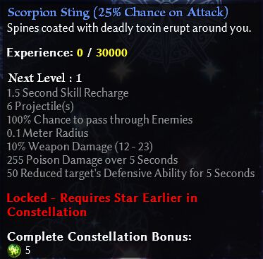 恐怖黎明 (Grim Dawn) 星座技能加點圖文教學