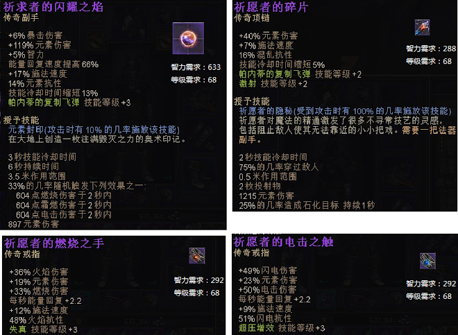 恐怖黎明 (Grim Dawn) 全B31紫色套裝外觀與屬性分享