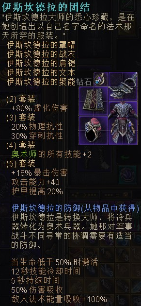 恐怖黎明 (Grim Dawn) 全B31紫色套裝外觀與屬性分享