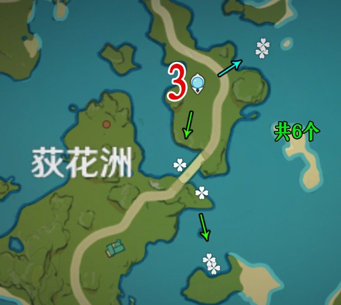 原神 (Genshin Impact) 1.3版蓮蓬採集路線參考