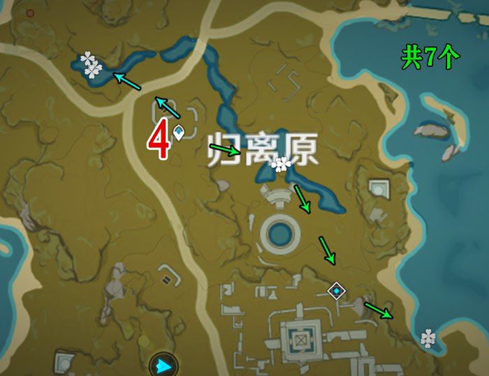 原神 (Genshin Impact) 1.3版蓮蓬採集路線參考
