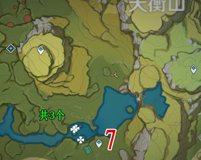 原神 (Genshin Impact) 1.3版蓮蓬採集路線參考