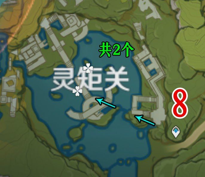 原神 (Genshin Impact) 1.3版蓮蓬採集路線參考
