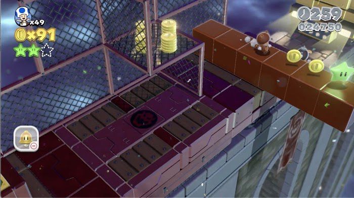 超級瑪利歐 3D世界 狂怒世界 (Super Mario 3D World) 世界6-戰車