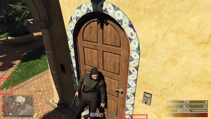 俠盜獵車手5 (GTA 5) online版佩里科島庫房開門視角講解