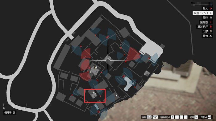 俠盜獵車手5 (GTA 5) online版佩里科島庫房開門視角講解