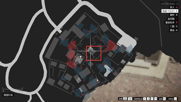 俠盜獵車手5 (GTA 5) online版佩里科島庫房開門視角講解