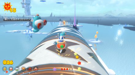 超級瑪利歐 3D世界 狂怒世界 (Super Mario 3D World) 區域攻略-長滑島