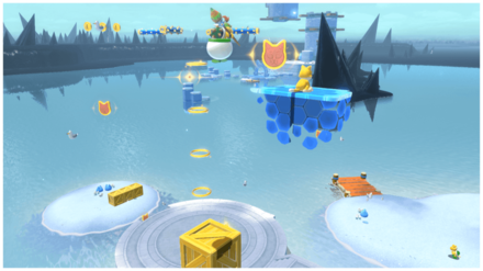 超級瑪利歐 3D世界 狂怒世界 (Super Mario 3D World) 區域攻略-透明島