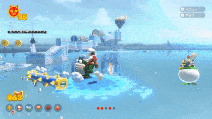 超級瑪利歐 3D世界 狂怒世界 (Super Mario 3D World) 區域攻略-透明島